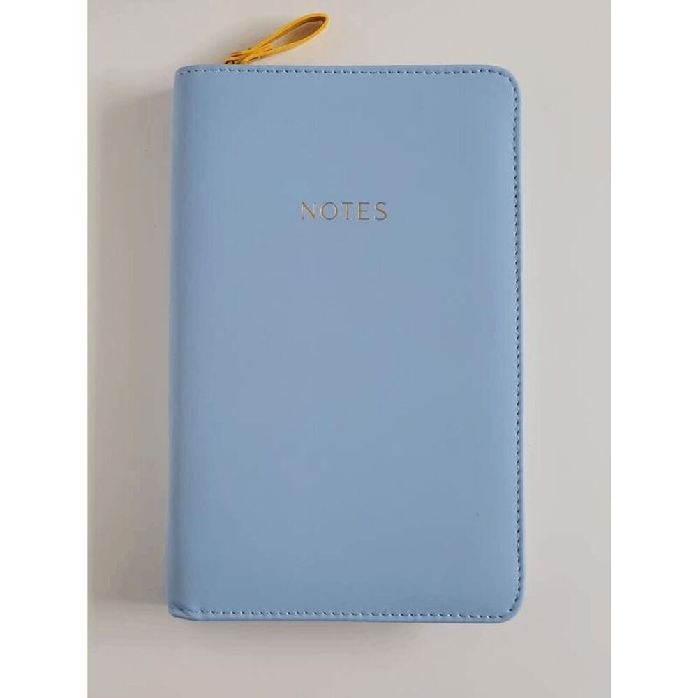 Padded Blue Zip Notes Journal - Picture 10 of 16